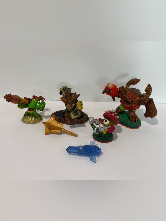 Other - Skylanders- Eon’s Elite Zook, Giants Tree Rex, Trip Tip Sensei, Shroomboom